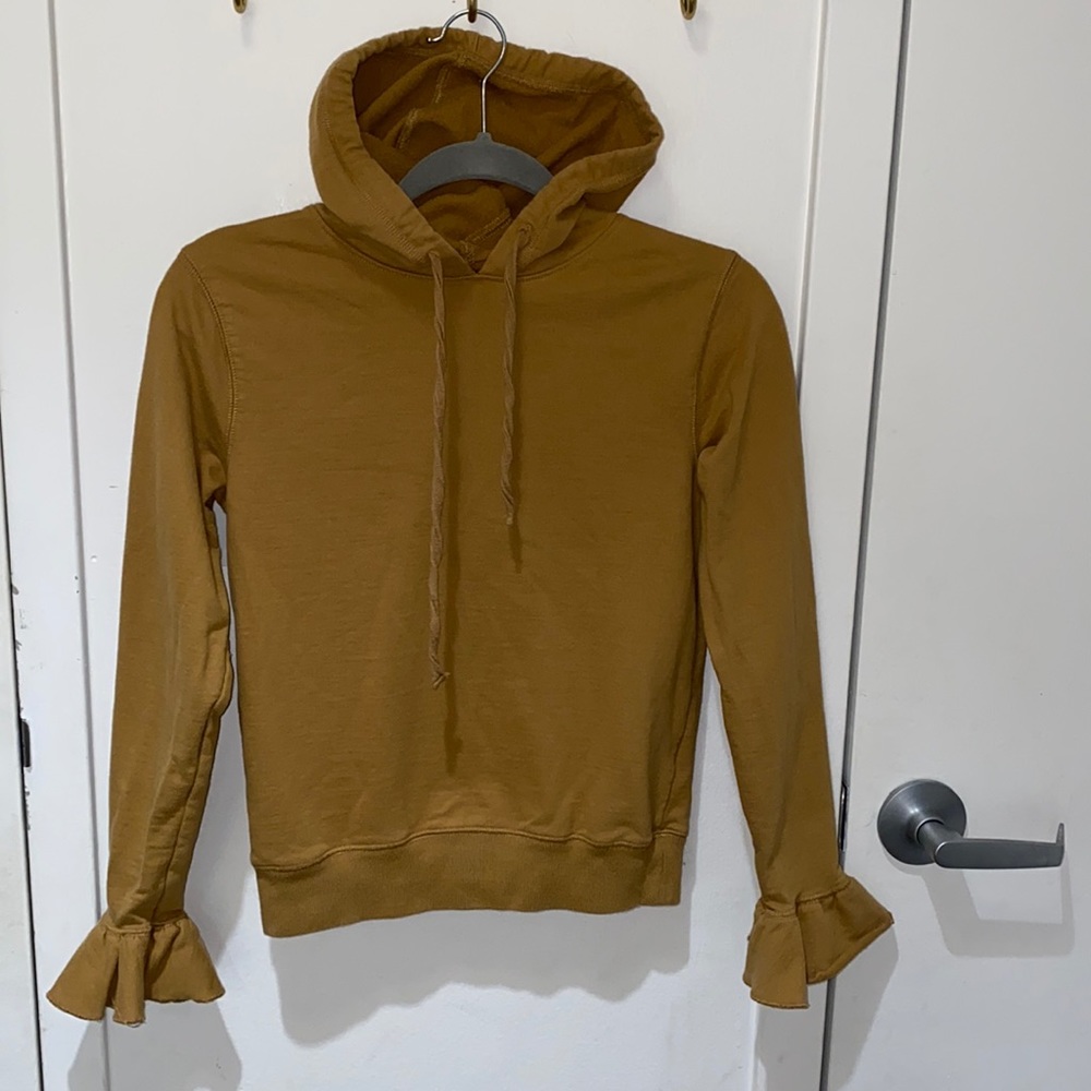 JCREW pullover with bell sleeves